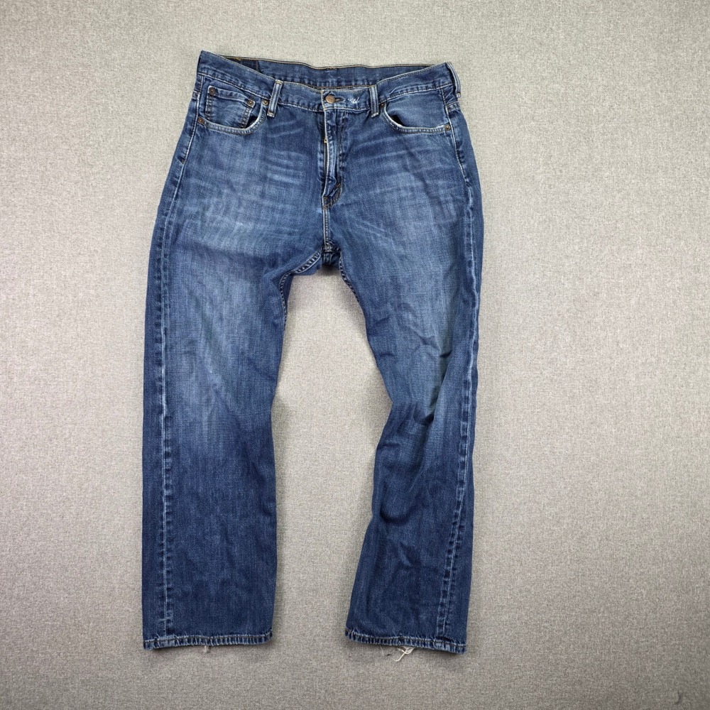 Levi's 569 Baggy 34x32 Medium Wash Blue Jeans Loose Straight Vintage Y2K